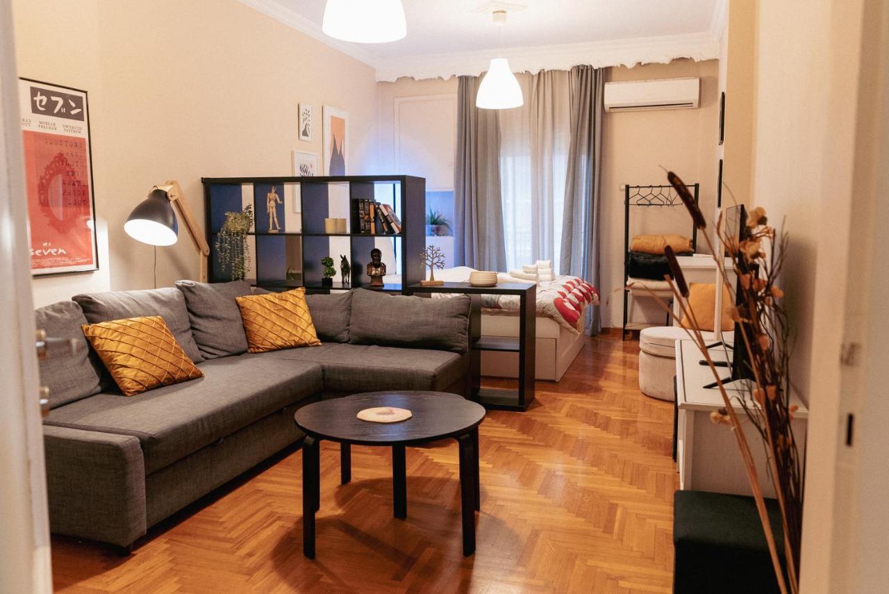 Charming 85Sqm Apartment With Panoramic City-Views سالونيك المظهر الخارجي الصورة